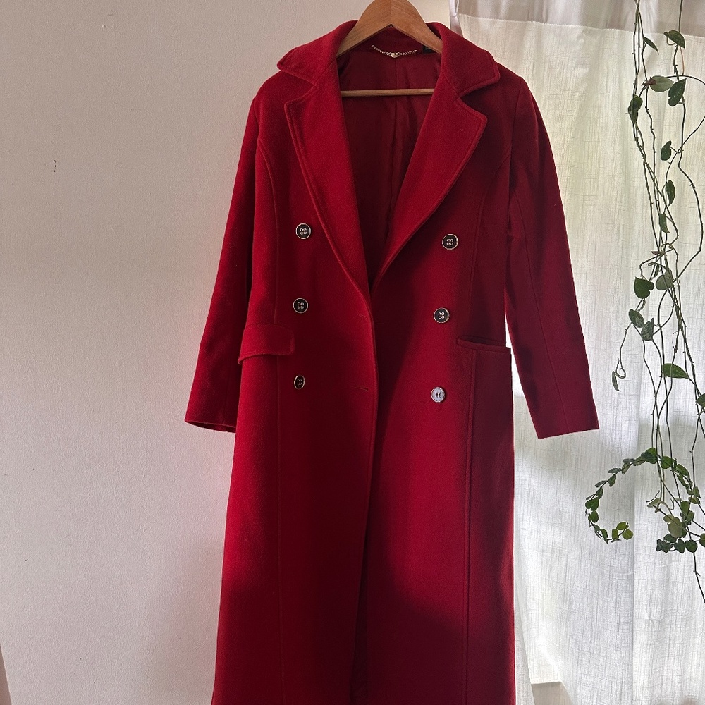 Beautiful red long coat